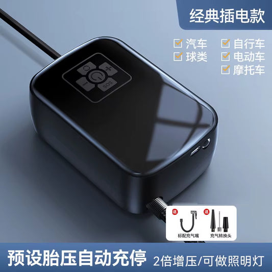 Car Electric Tyre Inflator Pump Cordless Fast Inflation Vehicles Inflatable Pump Electric Tyre Inflator Pump for Cars Wheel Ball